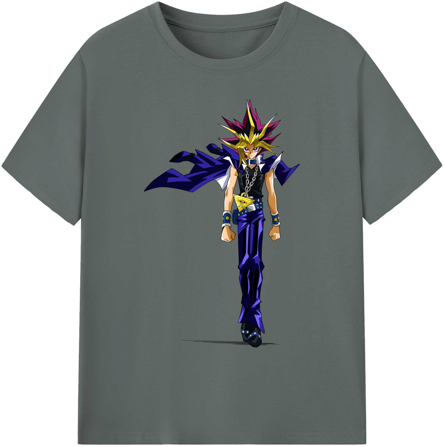 （画像用） 遊☆戯☆王 Yu-Gi-Oh! 綿100％ メンズ半袖Tシャツ｜肌触りやわらか＆通気性
